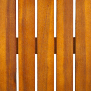 Safavieh VESTA 4-Piece Contemporary Outdoor Living Set with Durable Acacia Wood and Plush Cushions for Comfort Black / Light Grey PAT7737B