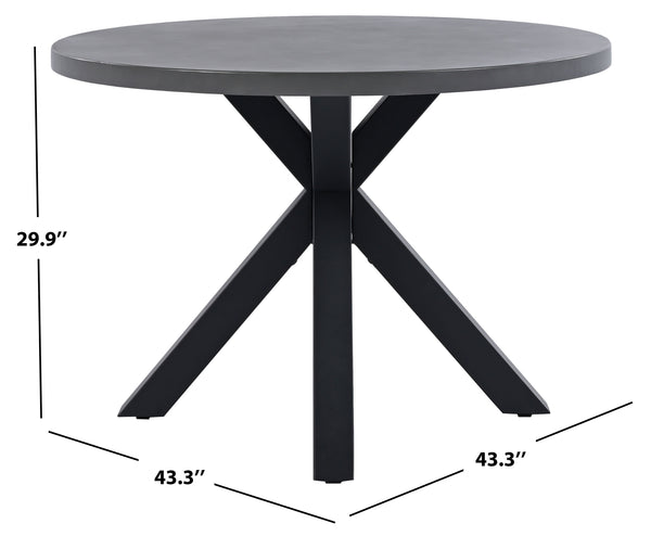 Safavieh Saxon Table Grey  Pat7739a