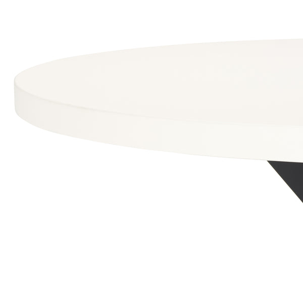 Safavieh Saxon Table - Elegant Light Grey Steel Outdoor Furniture For Stylish Patios & Gardens, Weather-resistant Light Grey  Pat7739b