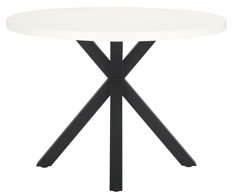 Safavieh Saxon Table - Elegant Light Grey Steel Outdoor Furniture For Stylish Patios & Gardens, Weather-resistant Light Grey  Pat7739b