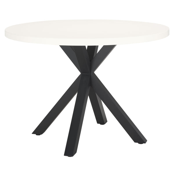 Safavieh Saxon Table - Elegant Light Grey Steel Outdoor Furniture For Stylish Patios & Gardens, Weather-resistant Light Grey  Pat7739b