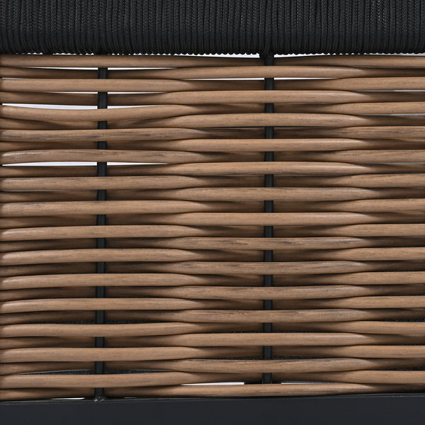 Safavieh Harrison Swivel Chair - Elegant Outdoor Seating With Woven Rattan And Soft Foam Cushions For Comfort Black ,Taupe  Pat7743a