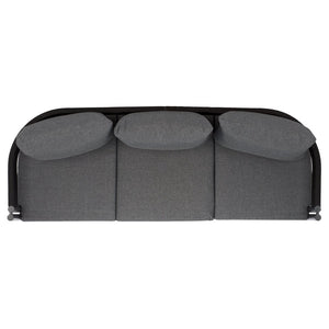 Safavieh Viola 3 Seater Sofa - Luxurious Outdoor Comfort With Stylish Design For Relaxation And Durability Black ,Grey  Pat7752b