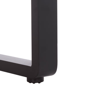 Safavieh Baker Corner Set - Stylish Black & Taupe Outdoor Seating With Durable Steel & Acacia For Relaxation Black ,Taupe  Pat7757a-2bx