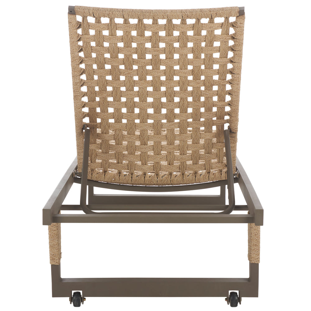 Safavieh Arthur Lounge Chair - Elegant Grey & Heather Tan Outdoor Seating For Relaxation & Style Grey ,Heather Tan Steel,Rope Pat7760a