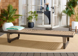 Safavieh Arthur Lounge Chair - Elegant Grey & Heather Tan Outdoor Seating For Relaxation & Style Grey ,Heather Tan Steel,Rope Pat7760a