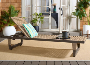 Safavieh Arthur Lounge Chair - Elegant Grey & Heather Tan Outdoor Seating For Relaxation & Style Grey ,Heather Tan Steel,Rope Pat7760a