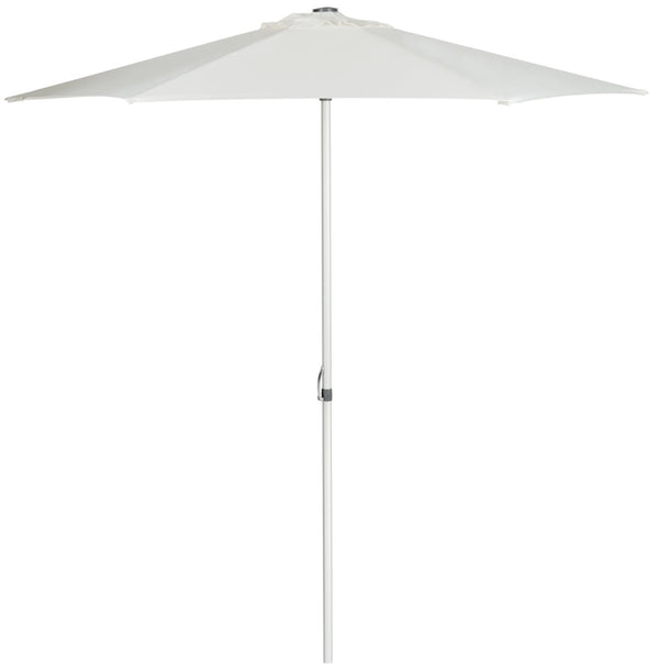 Safavieh HURST 9 FT Push Up Umbrella – Elegant Canopy for Stylish Shade in Patios, Pools, and Outdoor Areas Ivory PAT8002B