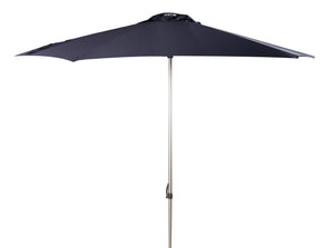 Safavieh HURST 9 FT Push Up Umbrella – Elegant Canopy for Stylish Shade in Patios, Pools, and Outdoor Areas Navy PAT8002C