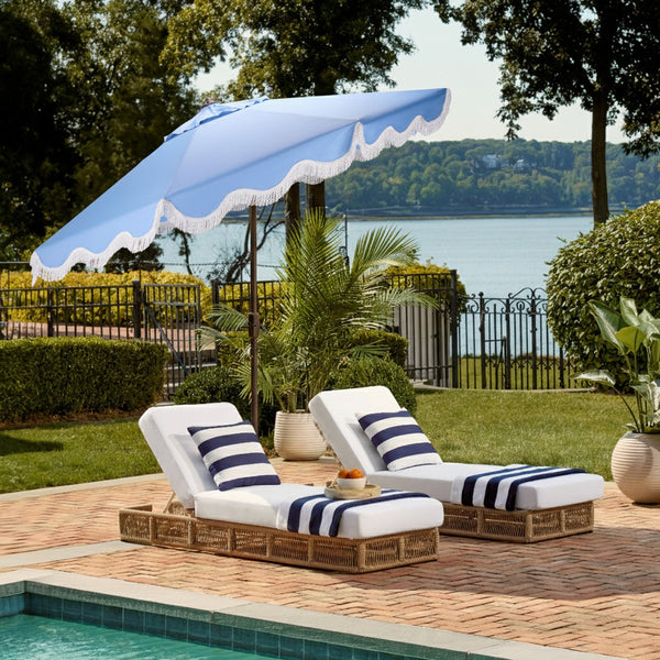 Torsa 9 Ft Crank Patio Umbrella With Brown Metal Pole, Smooth Operation, Durable Outdoor Shade