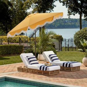 Torsa 9 Ft Crank Patio Umbrella With Brown Metal Pole, Smooth Operation, Durable Outdoor Shade