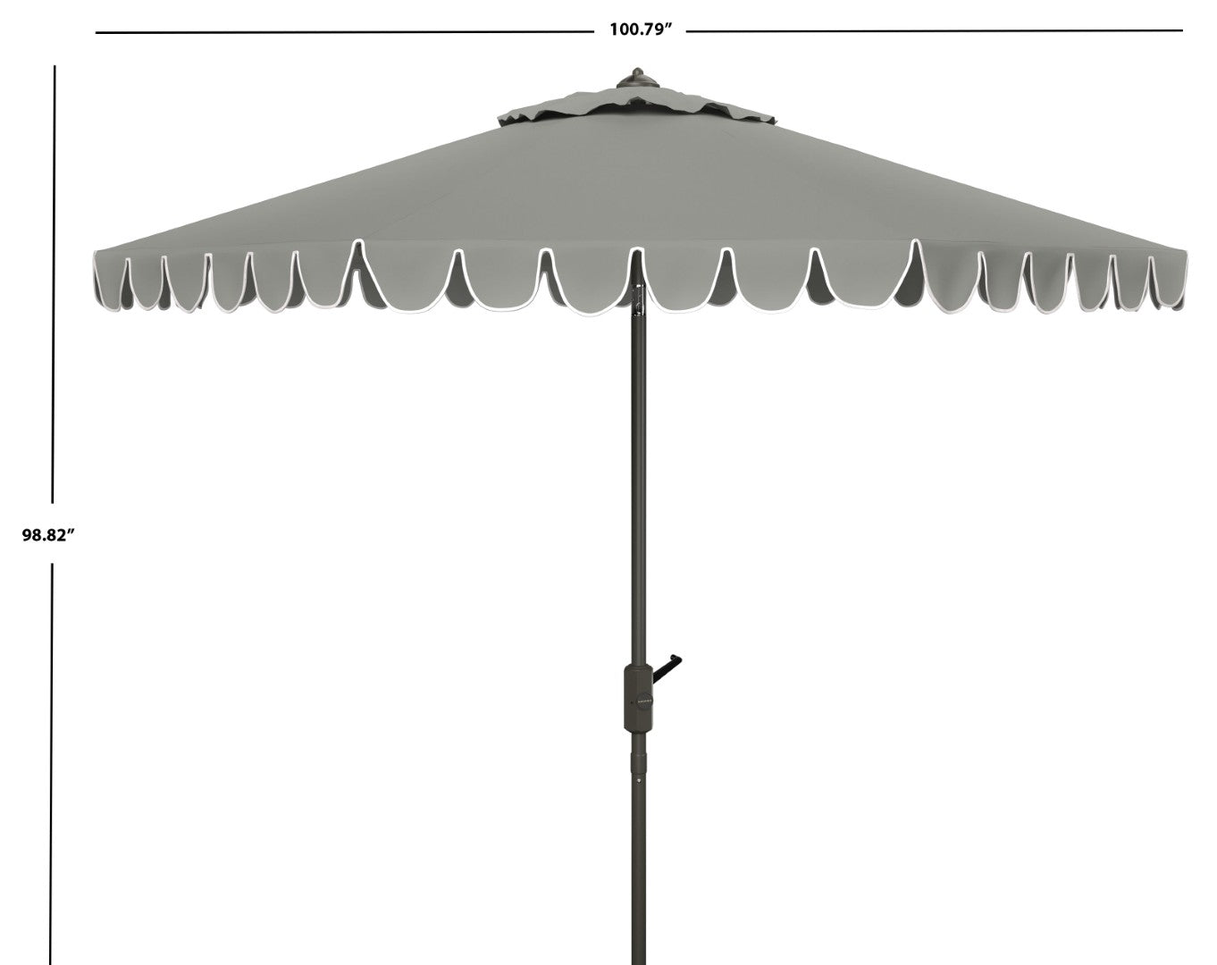Venice Polyester Crank Umbrella