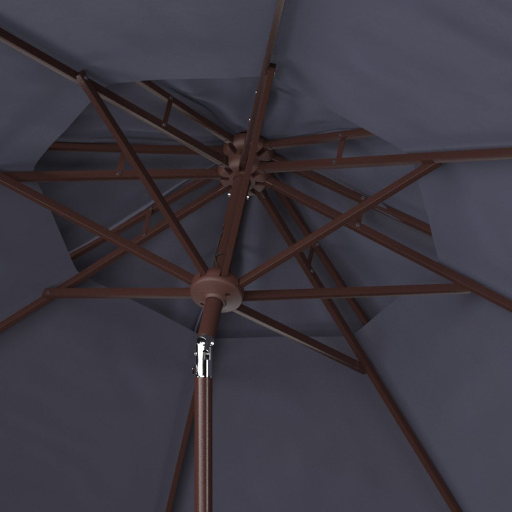 Safavieh LORENIA 9ft Double Top Market Umbrella – Elegant Outdoor Shade for Patios, Decks & Dining Spaces White PAT8201F