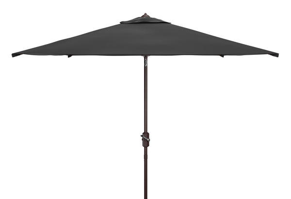 Safavieh Zimmerman 7.5 Ft Square Market Umbrella Black Aluminum PAT8401D