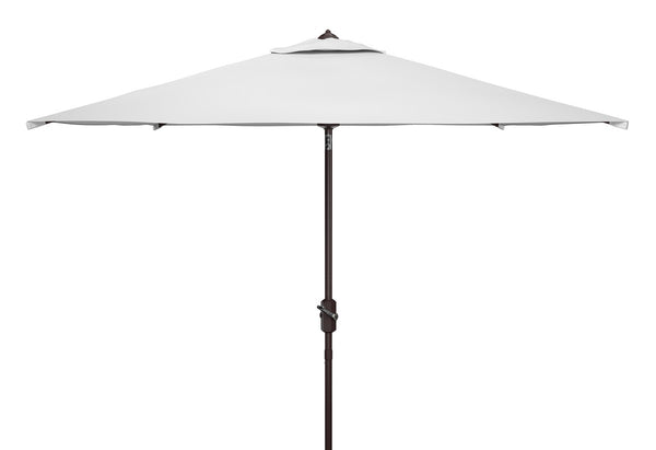 Safavieh Zimmerman 7.5 Ft Square Market Umbrella White Aluminum PAT8401F