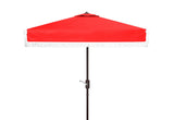 Milan Fringe 7.5 Ft Square Crank Umbrella