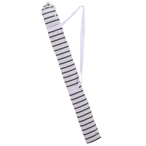 Bella 6.5 Ft Beach Umbrella With Durable Metal Frame, Classic Striped Canopy, Lightweight Portable Shade