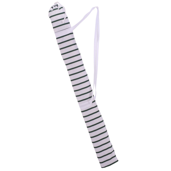 Bella 6.5 Ft Beach Umbrella With Durable Metal Frame, Classic Striped Canopy, Lightweight Portable Shade