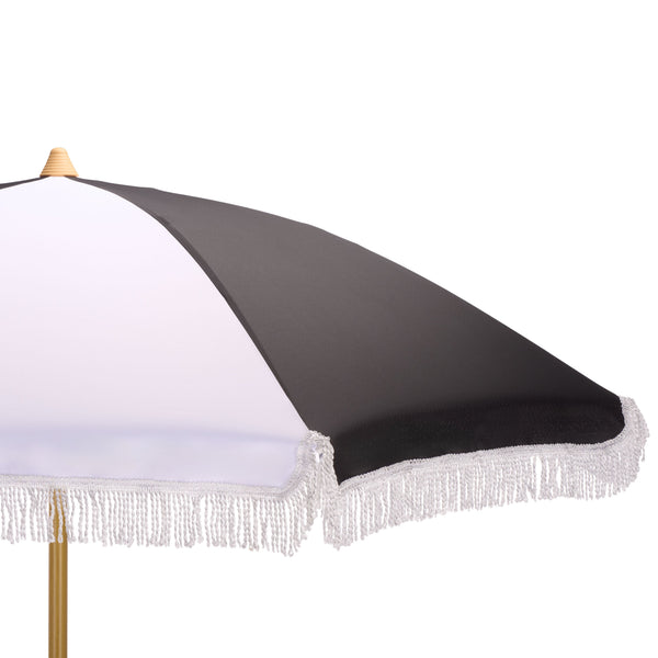 Gallo 6.5 Ft Beach Umbrella With Durable Metal Frame, Weather-Resistant Canopy, Easy Portability And Chic Shade