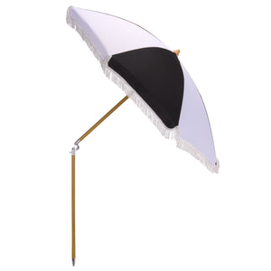 Gallo 6.5 Ft Beach Umbrella With Durable Metal Frame, Weather-Resistant Canopy, Easy Portability And Chic Shade