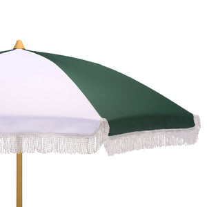 Gallo 6.5 Ft Beach Umbrella With Durable Metal Frame, Weather-Resistant Canopy, Easy Portability And Chic Shade