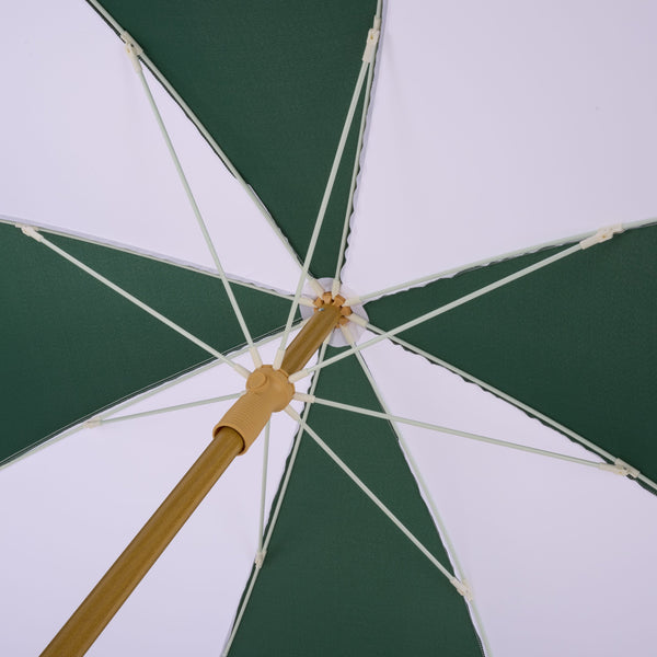 Gallo 6.5 Ft Beach Umbrella With Durable Metal Frame, Weather-Resistant Canopy, Easy Portability And Chic Shade