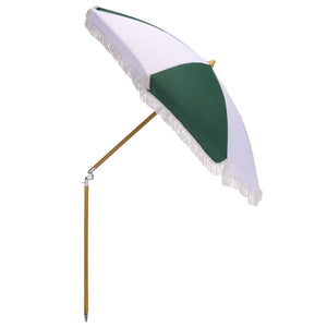 Gallo 6.5 Ft Beach Umbrella With Durable Metal Frame, Weather-Resistant Canopy, Easy Portability And Chic Shade