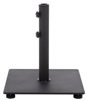 Safavieh Valance Square Metal Table Base Powder Coated Matte Finish Architectural Low Profile Black PAT8990A