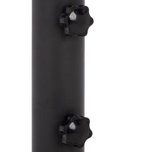 Safavieh Valance Square Metal Table Base Powder Coated Matte Finish Architectural Low Profile Black PAT8990A