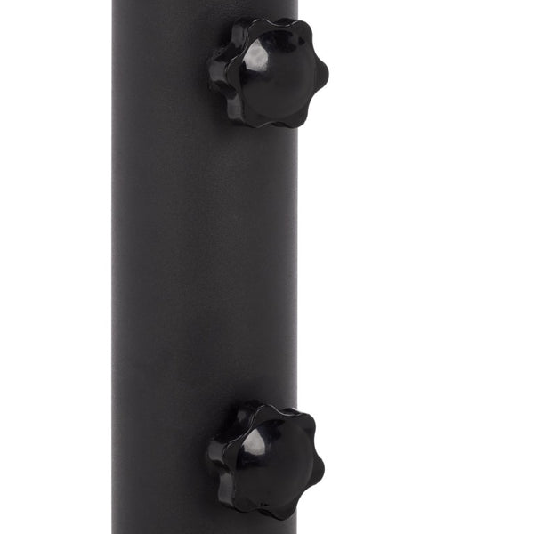 Safavieh Valance Square Metal Table Base Powder Coated Matte Finish Architectural Low Profile Black PAT8990A