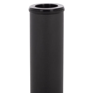 Safavieh Valance Square Metal Table Base Powder Coated Matte Finish Architectural Low Profile Black PAT8990A