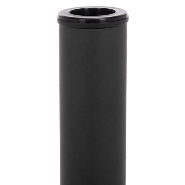 Safavieh Valance Square Metal Table Base Powder Coated Matte Finish Architectural Low Profile Black PAT8990A