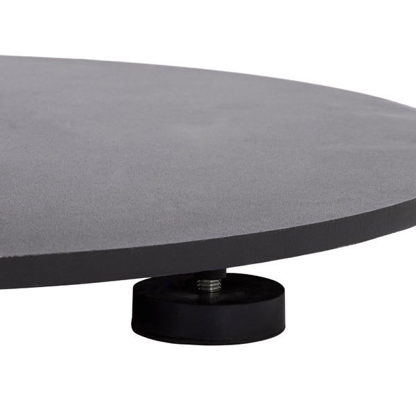 Safavieh Valance Matte Powder-Coated Metal Pedestal Base for Coffee or Accent Table Builds Black PAT8991A