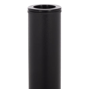 Safavieh Valance Round Concrete Umbrella Base Matte Industrial Outdoor Patio Stand Black PAT8993A