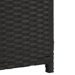 Safavieh COSIMA Outdoor Cushion Box – Sleek Black Storage Chest for Cushions & Poolside Linens, Durable Design PAT9002A