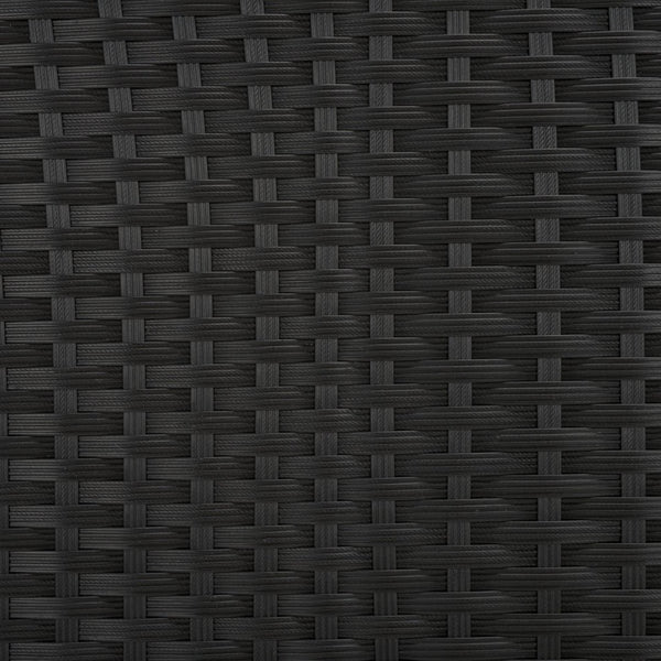 Safavieh COSIMA Outdoor Cushion Box – Sleek Black Storage Chest for Cushions & Poolside Linens, Durable Design PAT9002A