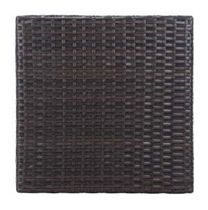 Safavieh MOORE 3-Piece Lounge Set for Cozy Outdoor Gatherings – Weather-Resistant, Modern Design & Comfort Brown / Beige PAT9009B