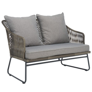 Safavieh Lonra 7 Pc Lounger Set Grey/Grey PAT9019B-2BX