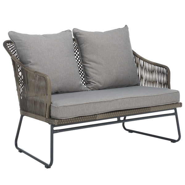 Safavieh Lonra 7 Pc Lounger Set Grey/Grey PAT9019B-2BX