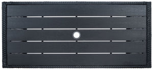 Safavieh DRANDA 5-Piece Outdoor Dining Set - Chic Black Rattan & Plush Beige Cushions for Patio Comfort PAT9023A