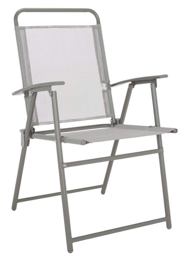 Safavieh LAURENTI Dining Set with Umbrella - Stylish Grey Outdoor Furniture for Relaxed Al Fresco Dining PAT9037A