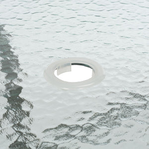 Safavieh LAURENTI Dining Set with Umbrella - Stylish Grey Outdoor Furniture for Relaxed Al Fresco Dining PAT9037A