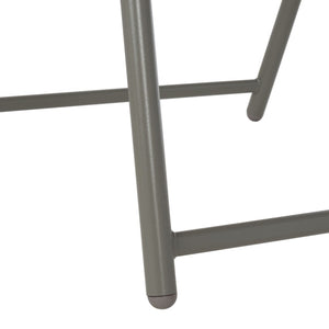 Safavieh LAURENTI Dining Set with Umbrella - Stylish Grey Outdoor Furniture for Relaxed Al Fresco Dining PAT9037A