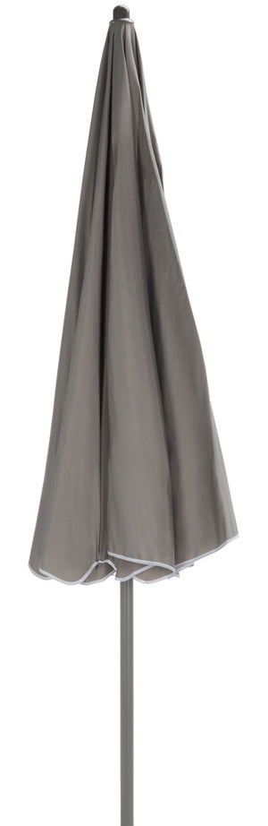 Safavieh LAURENTI Dining Set with Umbrella - Stylish Grey Outdoor Furniture for Relaxed Al Fresco Dining PAT9037A