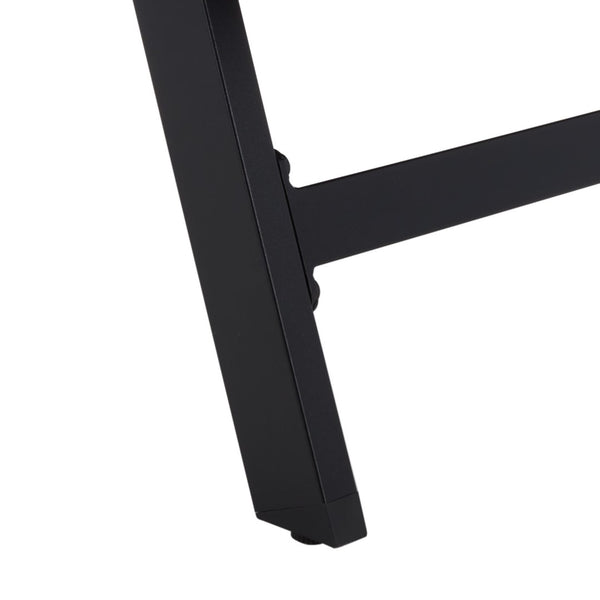 Safavieh FIONNE Sunlounger - Modern Minimalist Outdoor Lounger with Durable Design for Ultimate Relaxation Black PAT9038C