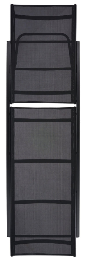 Safavieh FIONNE Sunlounger - Modern Minimalist Outdoor Lounger with Durable Design for Ultimate Relaxation Black PAT9038C