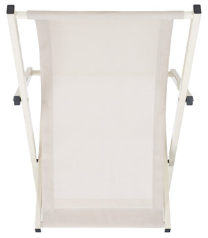 Safavieh BRESLIN Sling Chairs Set of Two – Adjustable, Weather-Resistant Design for Stylish Outdoor Comfort Beige / Beige PAT9040A-SET2