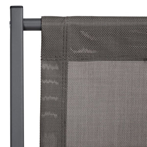 Safavieh BRESLIN Sling Chairs Set of Two – Adjustable, Weather-Resistant Design for Stylish Outdoor Comfort Grey / Grey PAT9040B-SET2