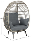 Safavieh Emmett Egg Chair Grey / Grey PAT9043B