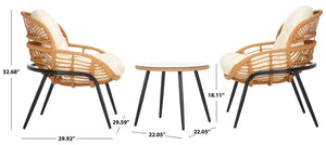 Safavieh Mott 3 Pc Set Natural / Beige PAT9045A